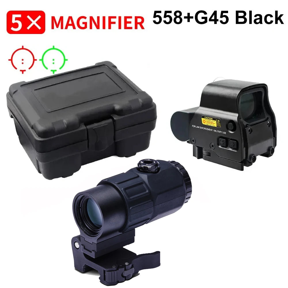 Bestsight 558 G43 Holographic Collimator Red Dot Sight Mount
