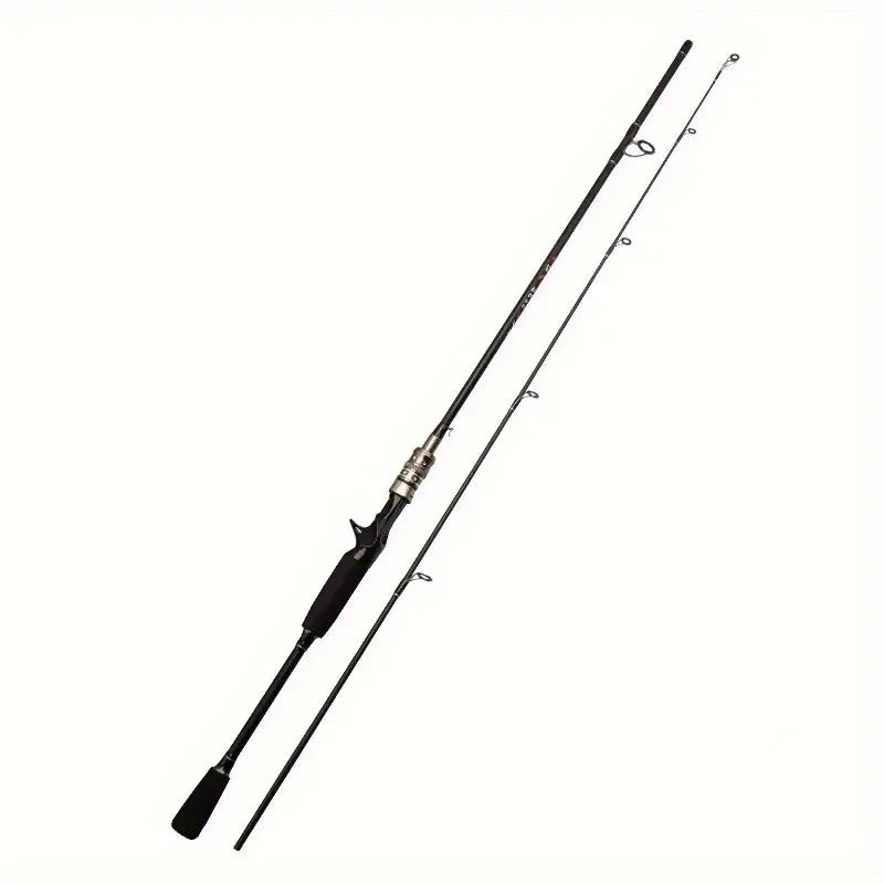 FridayInFishing Telescopic Fishing Rod Two Piece Fiberglass Medium Fast Action