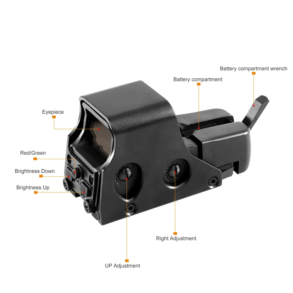 Bestsight Holographic Reflex Sight For Rail Mount Optics