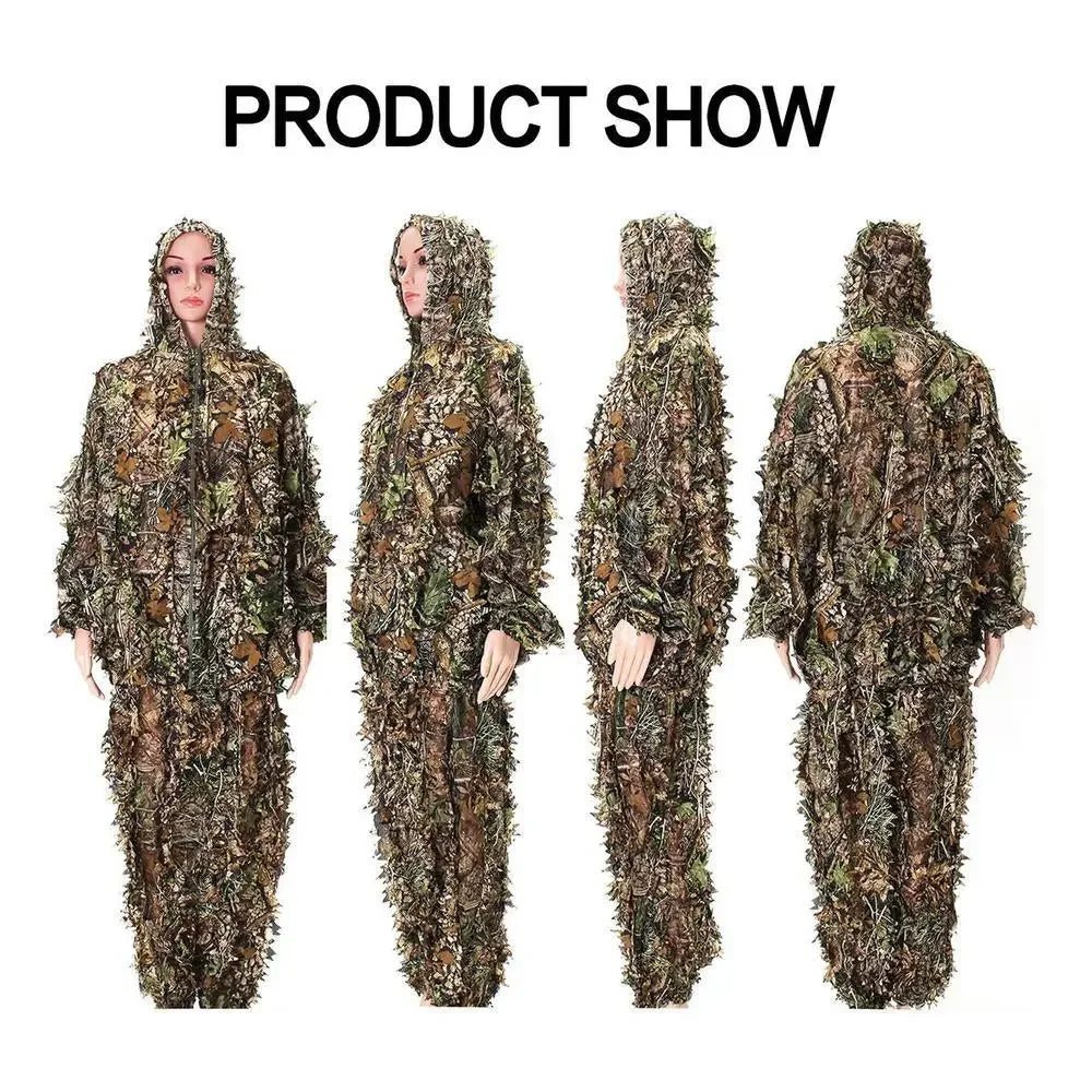 3D Ghillie Suit Tactical Outdoor Camouflage For Hunting