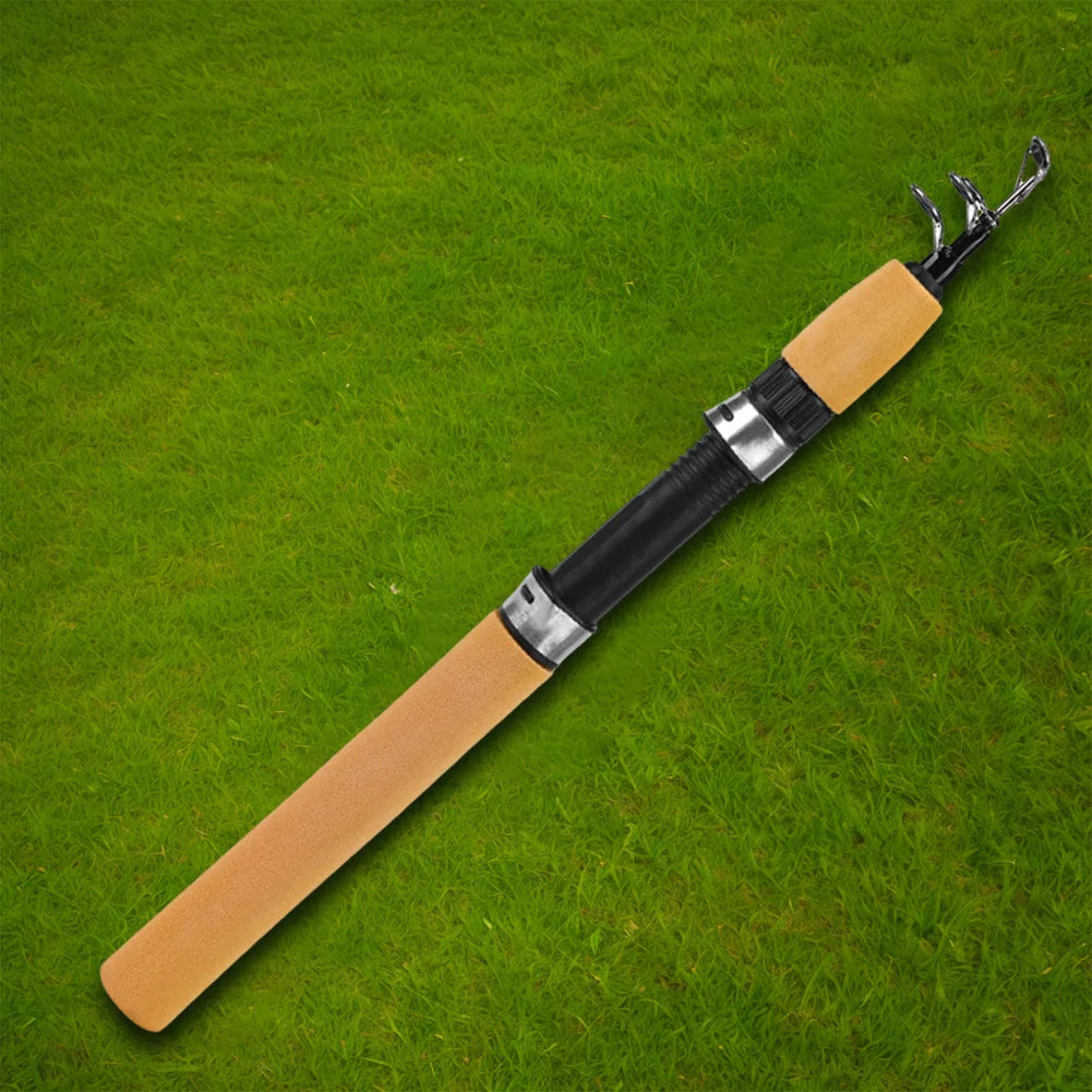 Carbon Fiber Ice Fishing Rod With Reel Combo Gear Kit