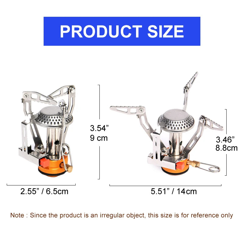 Widesea Camping Cookware Set Portable Stove Pot Cup