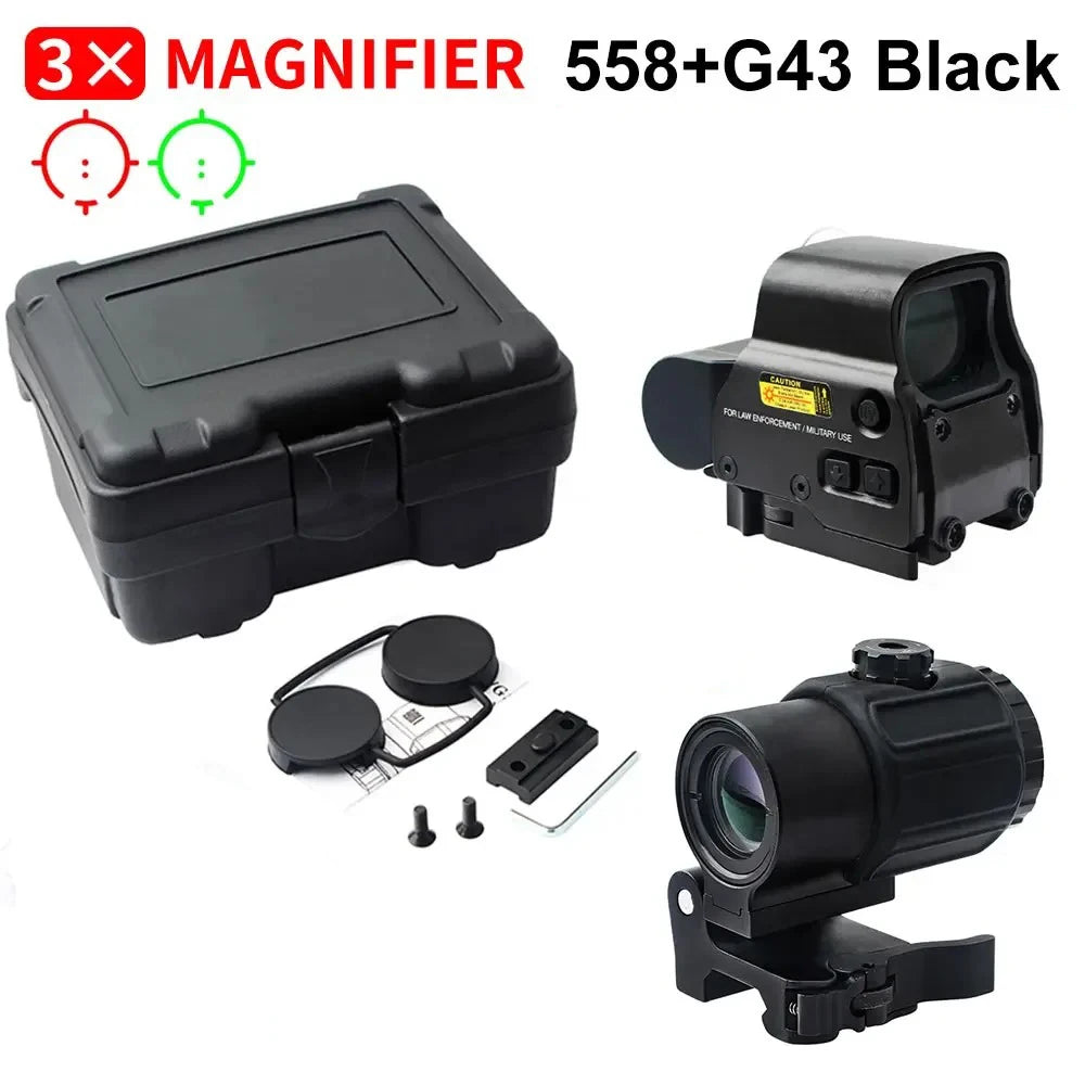 Bestsight 558 G43 Holographic Collimator Red Dot Sight Mount