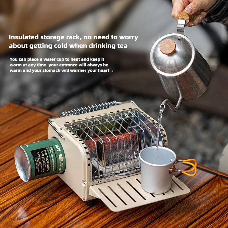 NONED Outdoor Mini Gas Stove Heater Portable Camping And Fishing