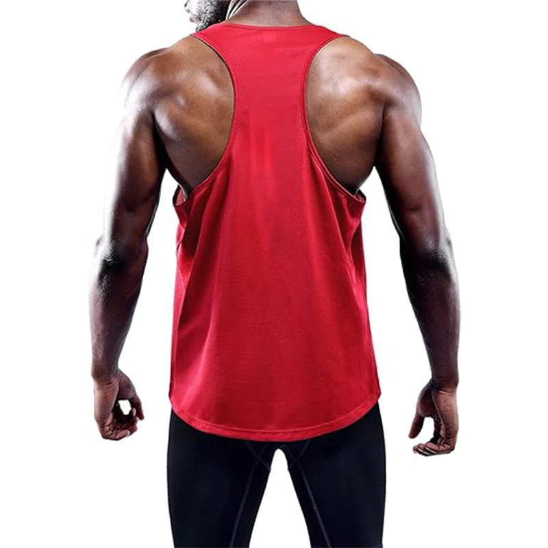 Men's Quick-Dry Running Tank Top For Sports And Fitness