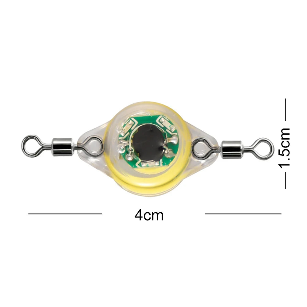 LED Fishing Lure Light Flashes Underwater Eye Shape Bait