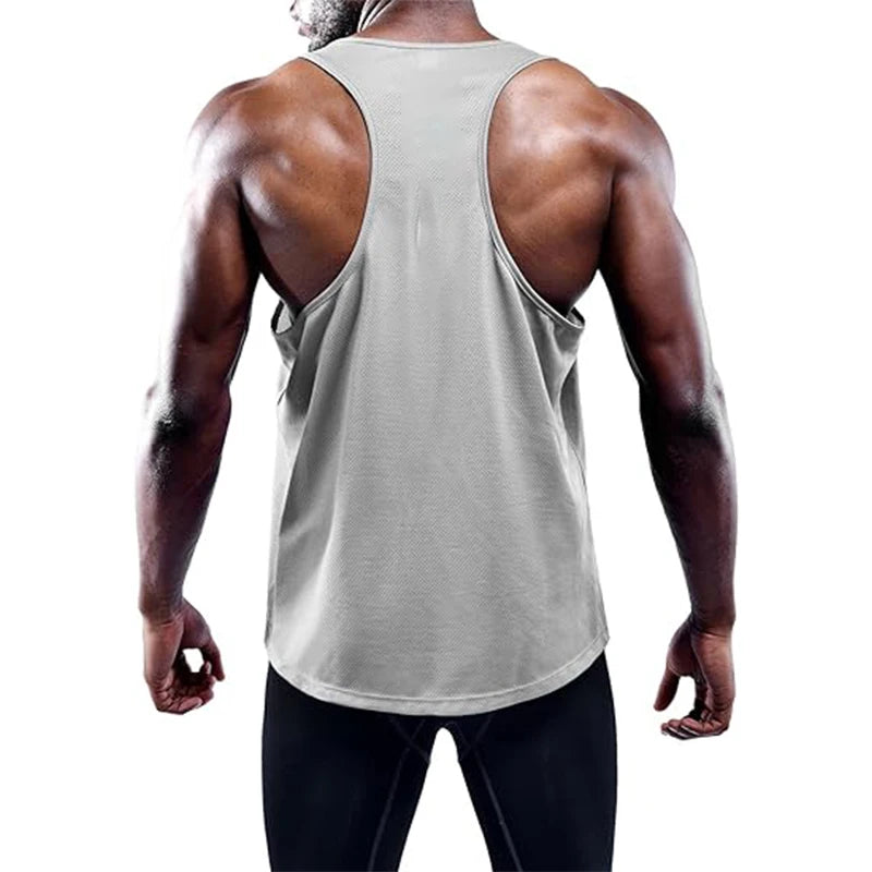 Men's Quick-Dry Running Tank Top For Sports And Fitness