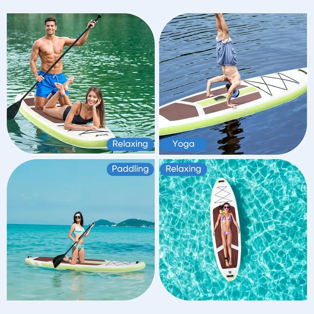 Sweetcrispy Inflatable Stand Up Paddle Board With Premium Accessories