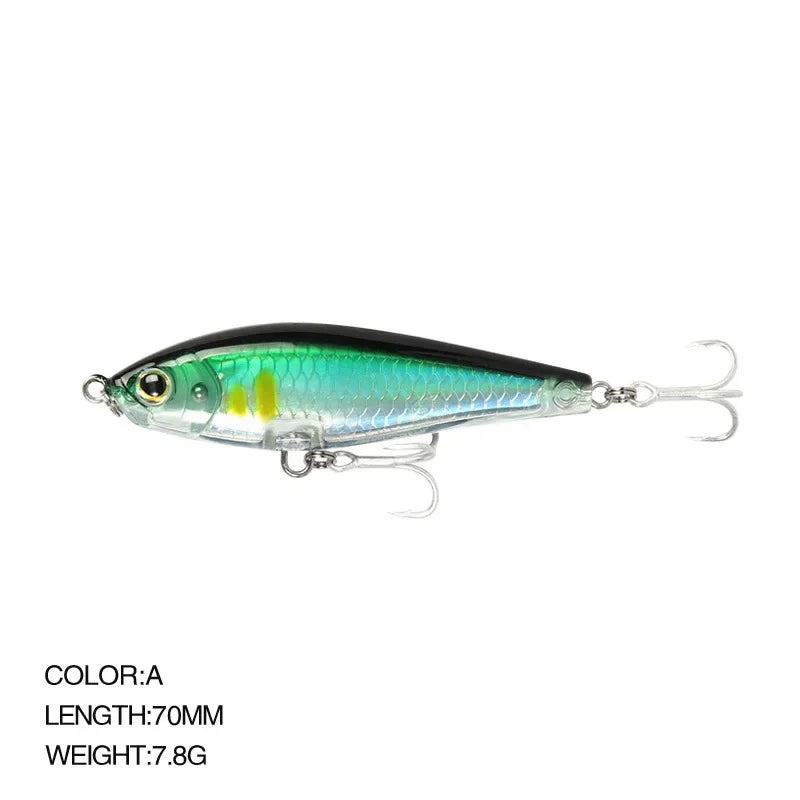 DKSTINYE Pencil Minnow Wobbler Lure Saltwater Trout Fishing