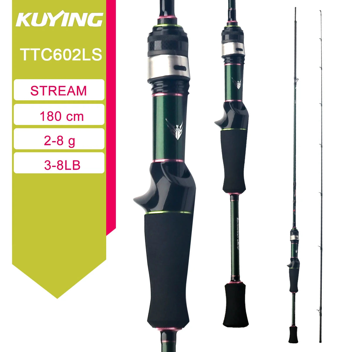 Kuying Carbon Fishing Lure Rod Teton TTC Series Pro