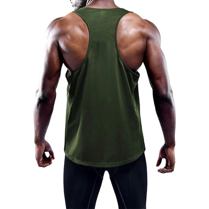 Men's Quick-Dry Running Tank Top For Sports And Fitness