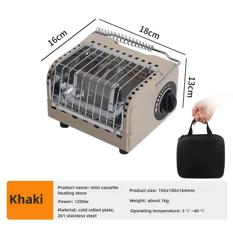 NONED Outdoor Mini Gas Stove Heater Portable Camping And Fishing