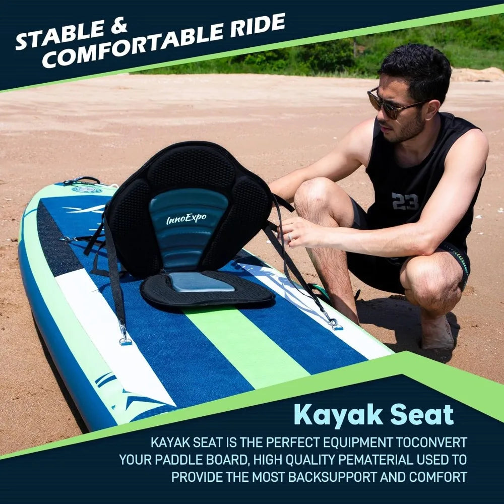 InnoEpxo Inflatable Stand Up Paddle Board With Premium Accessories