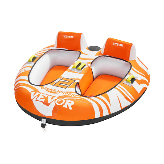 SucceBuy Towable Tube 2 Rider 340 Lb Capacity For Boating