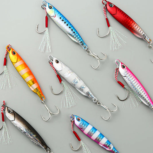 Japen Metal Cast Jig Spoon Lure For Shore Fishing Bass