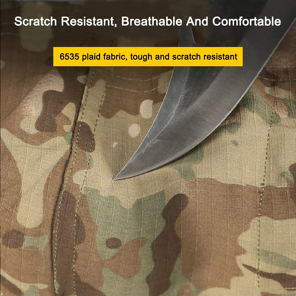 NONECN Combat Pants Tactical Camouflage Multicam Trekking Trousers