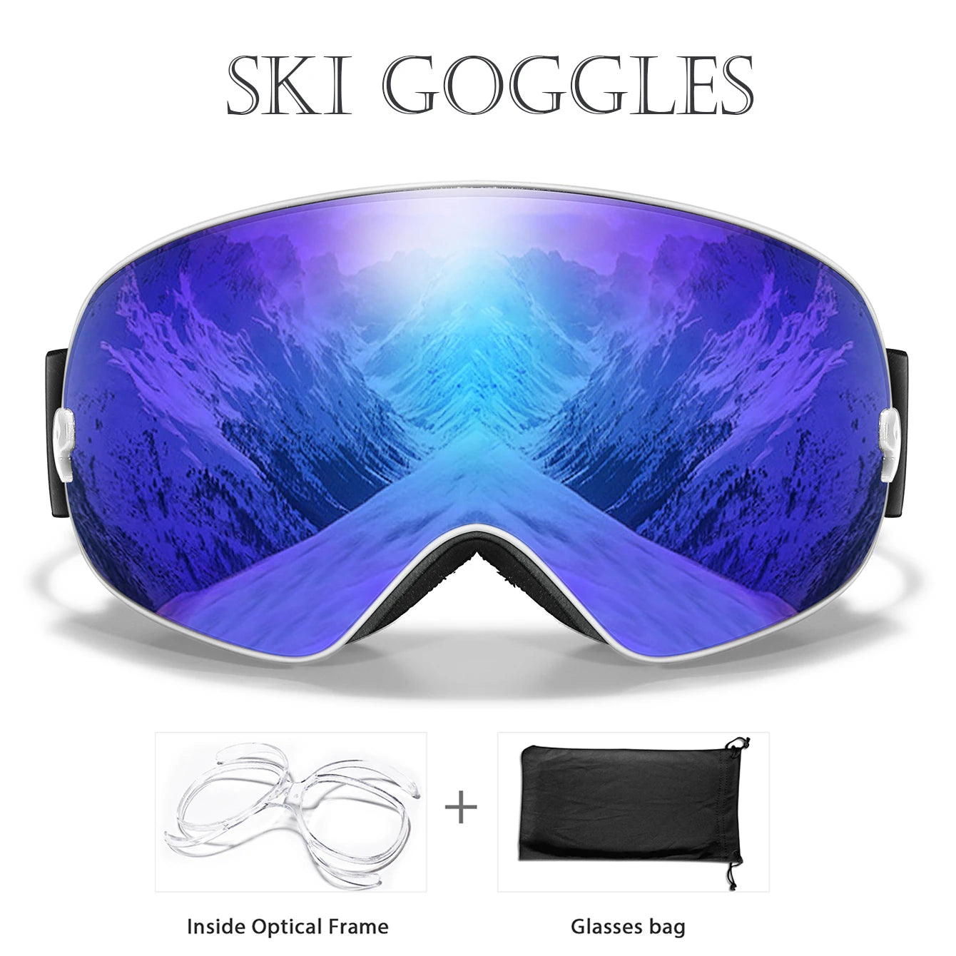 Winter Ski Goggles UV400 Anti Fog Men Women Teens Eyewear