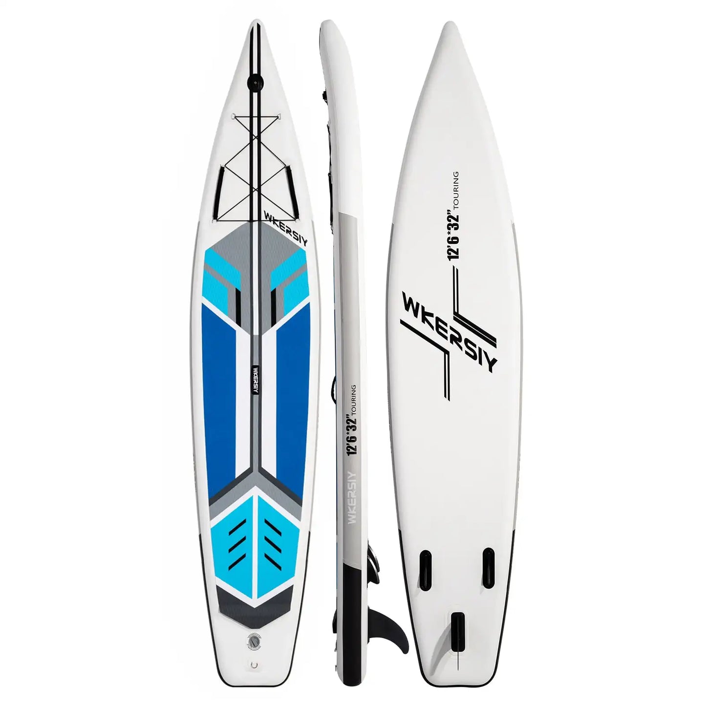 Wkersiy Inflatable Stand Up Paddleboard Touring With Backpack Paddles
