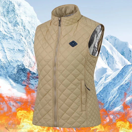 NONECN 21 Zone USB Heated Vest For Women Cotton Jacket