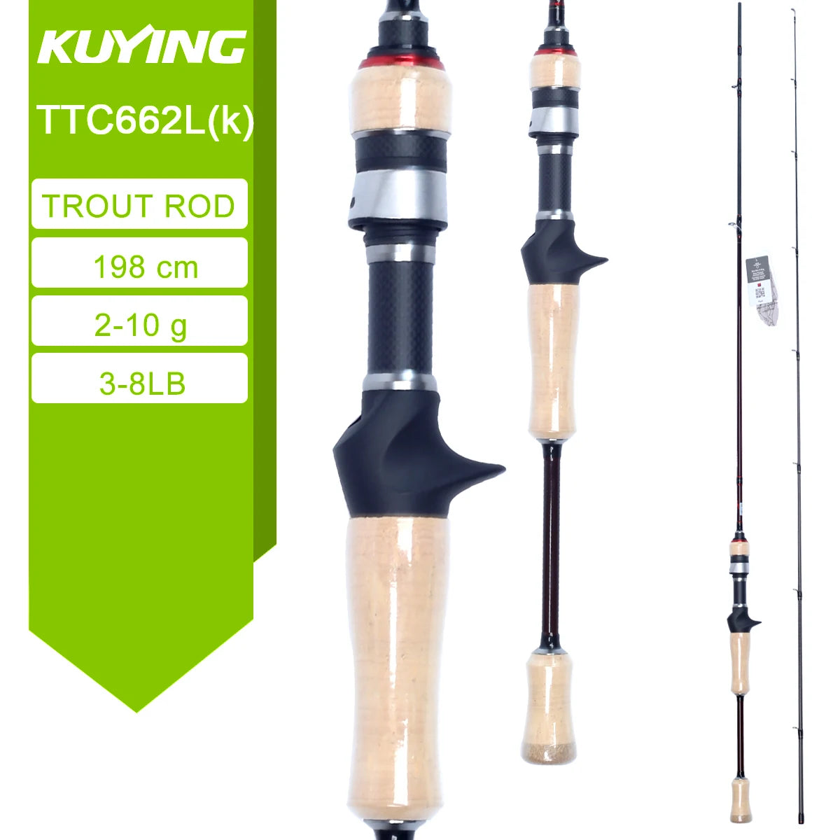 Kuying Carbon Fishing Lure Rod Teton TTC Series Pro