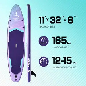 WKERSIY Inflatable SUP Board All-Water Performance Series Ultra-Stable