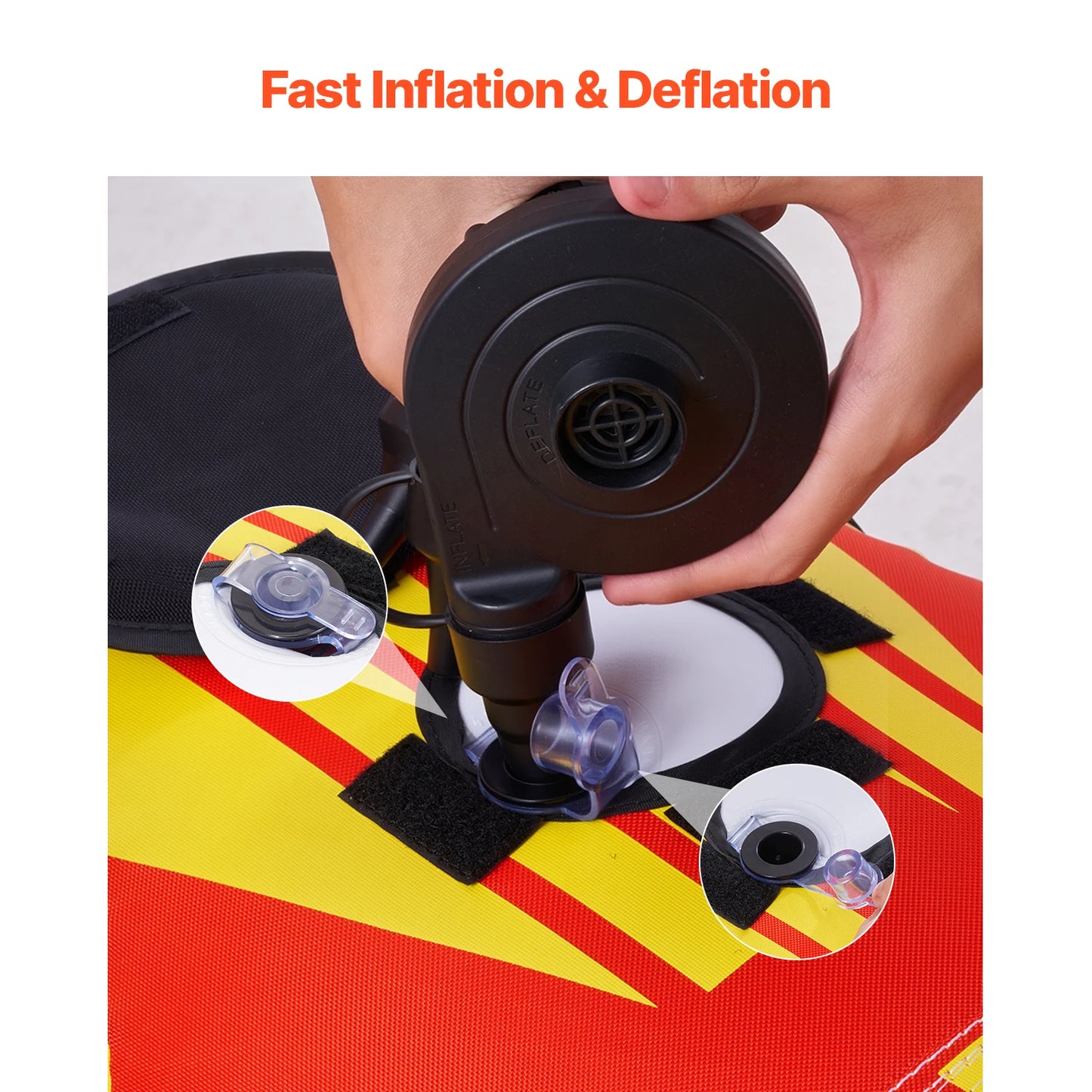 Towable Tube For Boating 3 Rider Water Sports Inflatable Tube