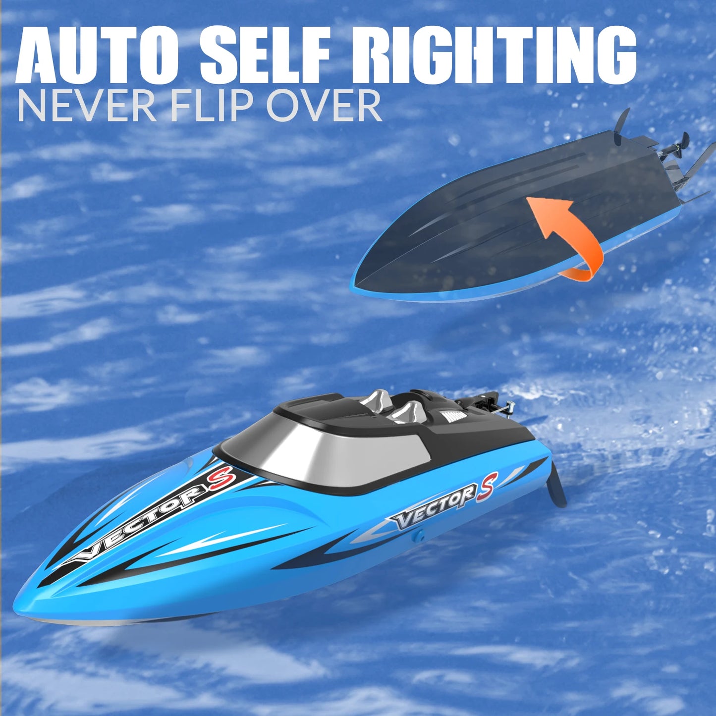 EXHOBBY Vector SR48 RC Boat High Speed Brushless 2.4GHz