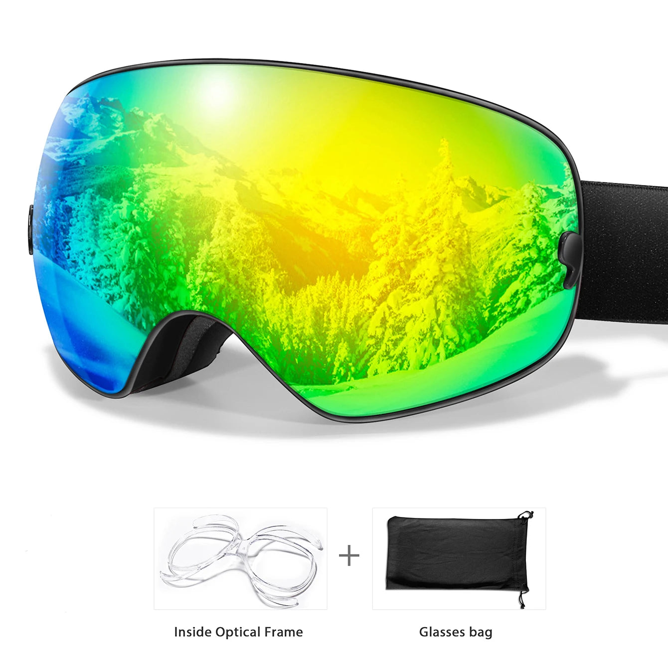 Winter Ski Goggles UV400 Anti Fog Men Women Teens Eyewear