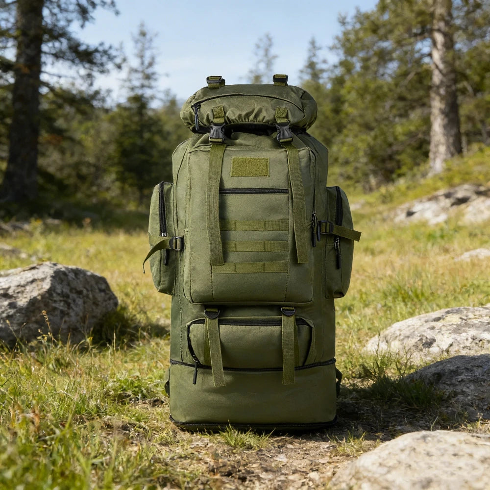 JUMAHECN Outdoor High Capacity Oxford Backpack for Hiking and Camping