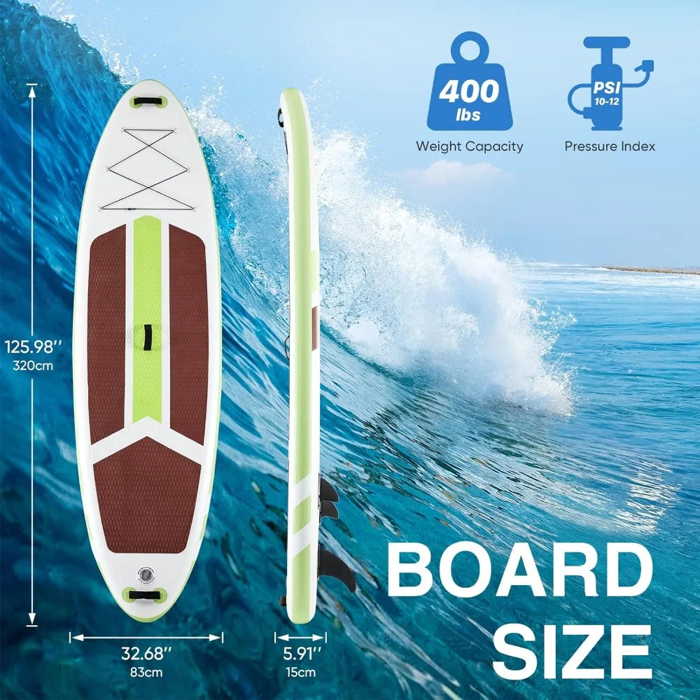 Sweetcrispy Inflatable Stand Up Paddle Board With Premium Accessories