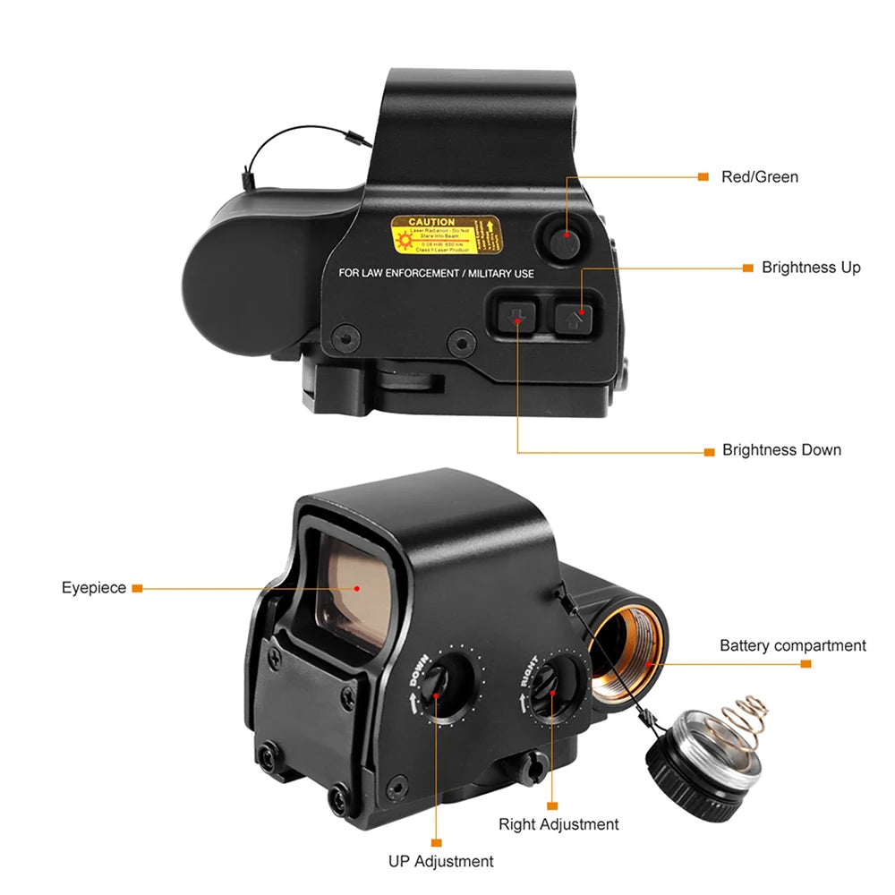 Bestsight Holographic Reflex Sight For Rail Mount Optics
