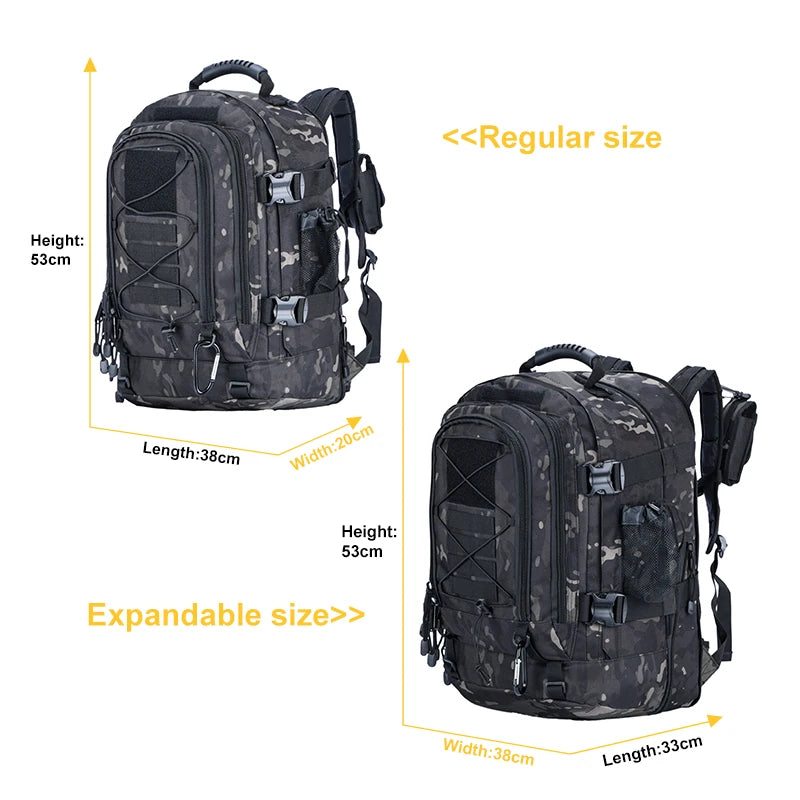 Tactical Backpack Molle Assault Pack For Hiking Camping Travel