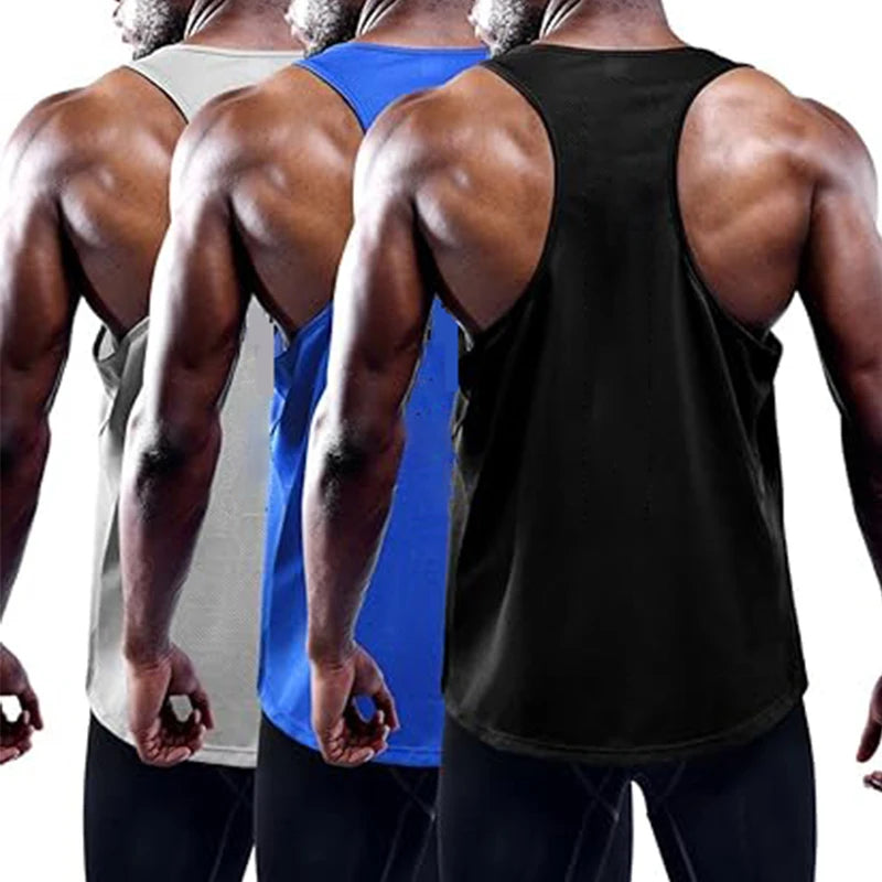 Men's Quick-Dry Running Tank Top For Sports And Fitness