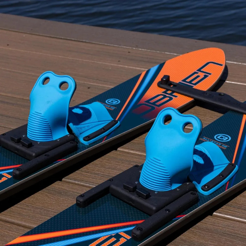 O'Brien All-Star Water Skis For Kids With Trainer Bar