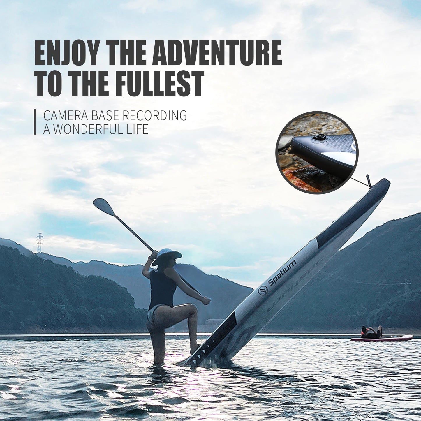 Spatium Touring Inflatable Stand Up Paddle Board Set