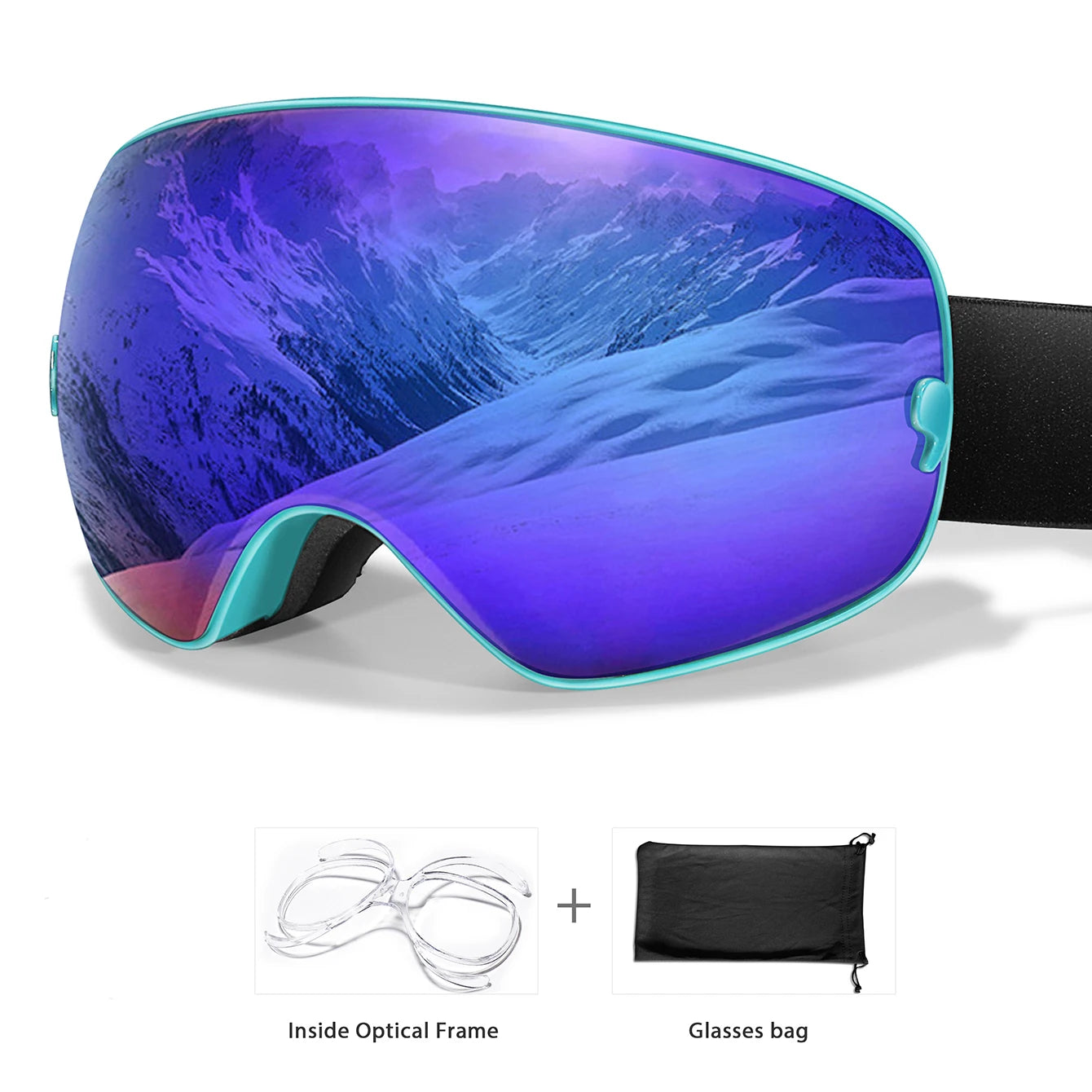 Winter Ski Goggles UV400 Anti Fog Men Women Teens Eyewear
