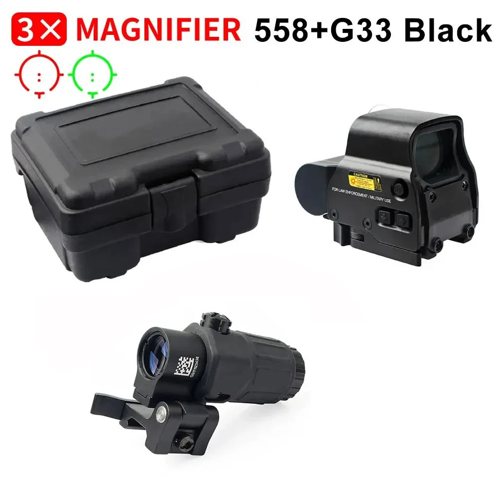 Bestsight 558 G43 Holographic Collimator Red Dot Sight Mount