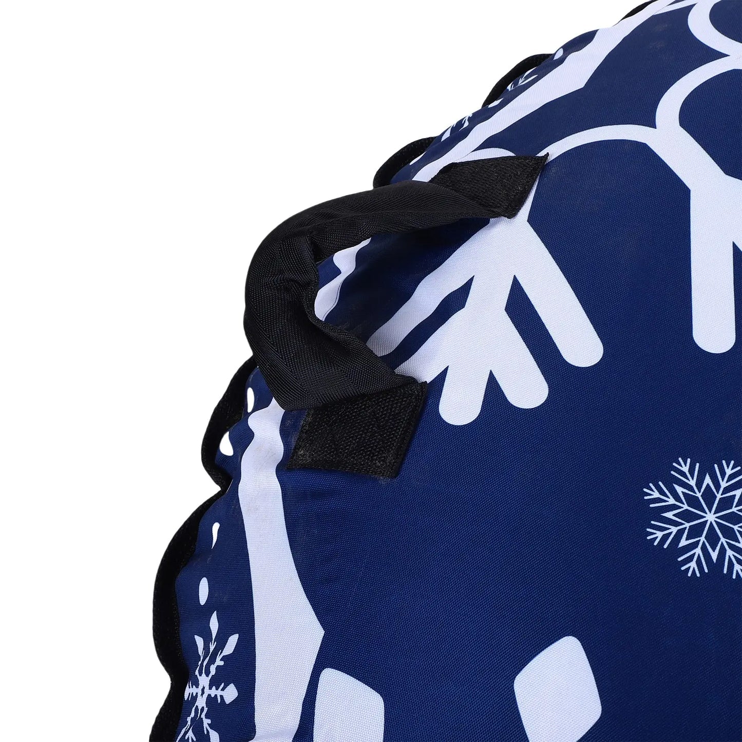 Inflatable Snow Tube Sled Heavy Duty With Handles Tow Rope