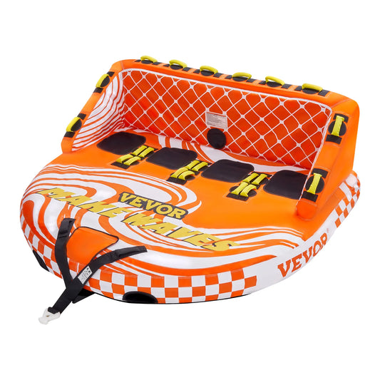 Towable Tube For Boating 4 Riders Water Sports 680lbs