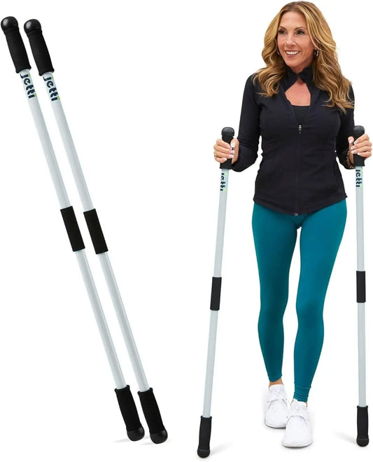 Weighted Walking Sticks For Balance And Stability With Ergonomic Grips