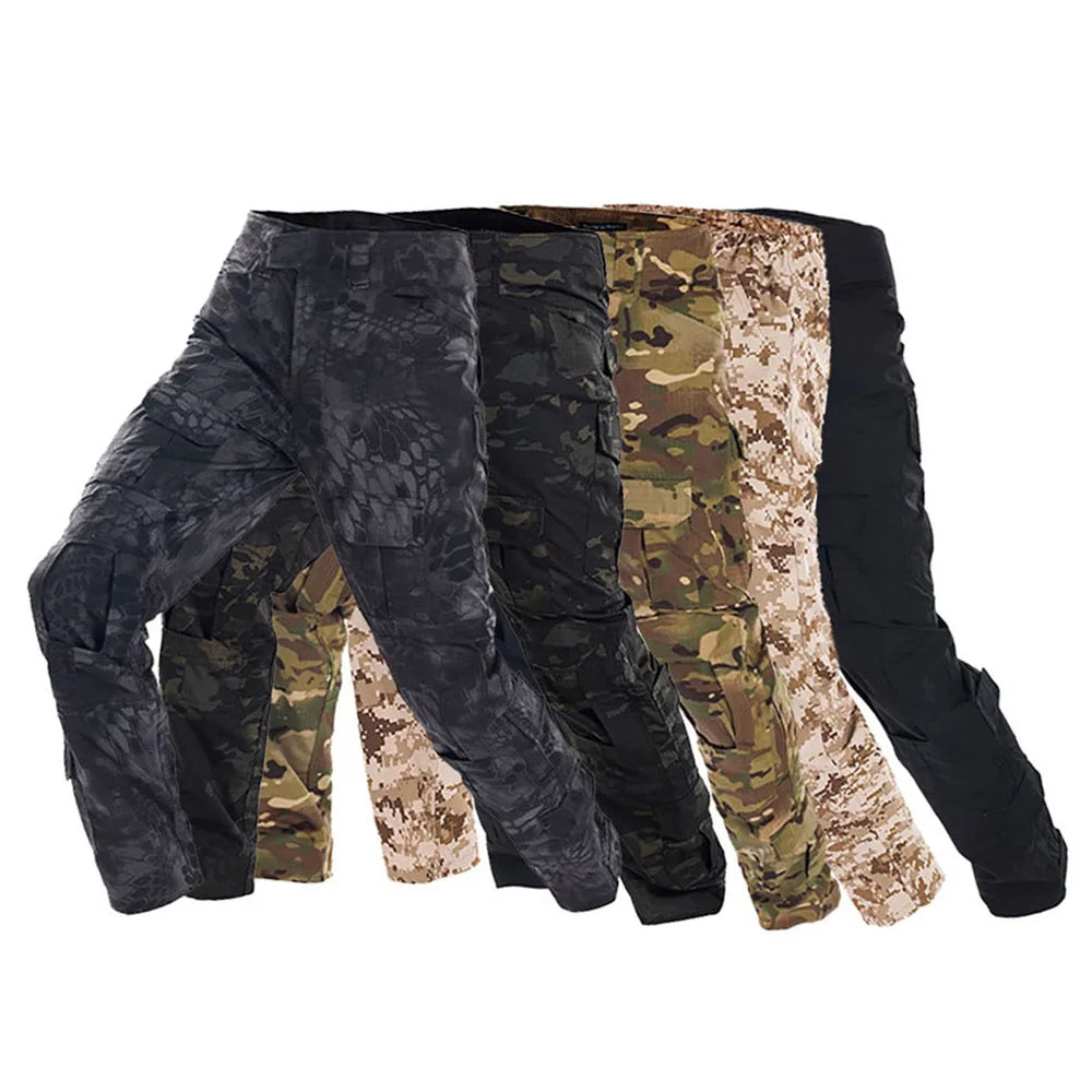 NONECN Combat Pants Tactical Camouflage Multicam Trekking Trousers