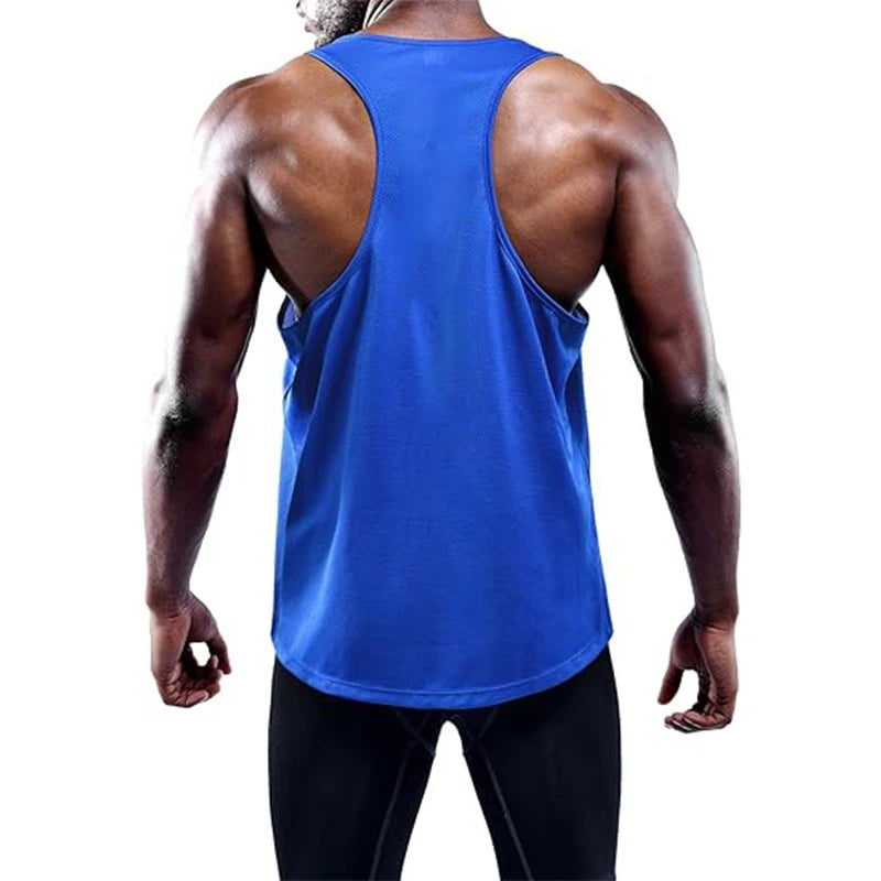 Men's Quick-Dry Running Tank Top For Sports And Fitness